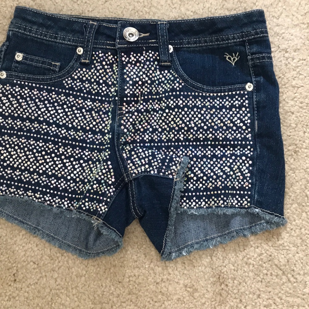 jemmed jean shorts